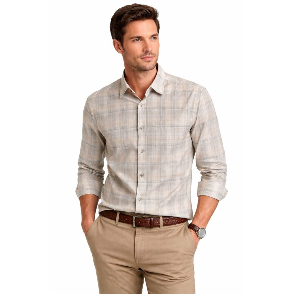 Hugo Boss Ronny Slim Fit Shirt Mens XXL Plaid Button Down Cotton Designer Italy